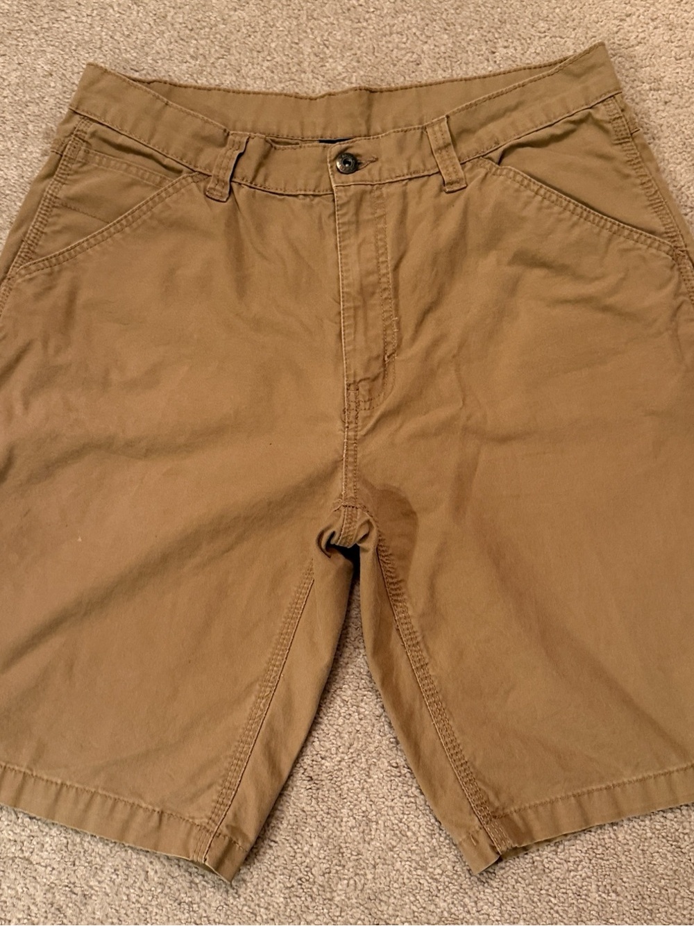 Men's Classic Cotton Chino Cargo Shorts